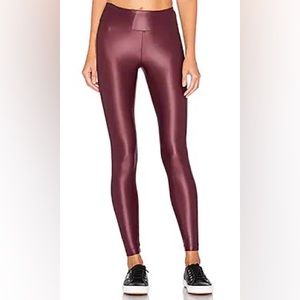 Koral Infinity High Rise Legging, Maroon, Size XS
